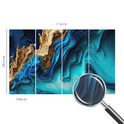 Moderná tapeta na stenu Energetické vlny