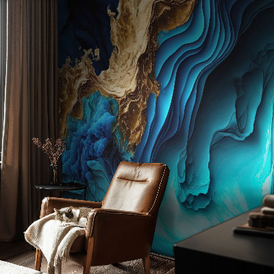 Moderná tapeta na stenu Energetické vlny