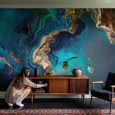 Tapeta do obývačky Farebná abstrakcia