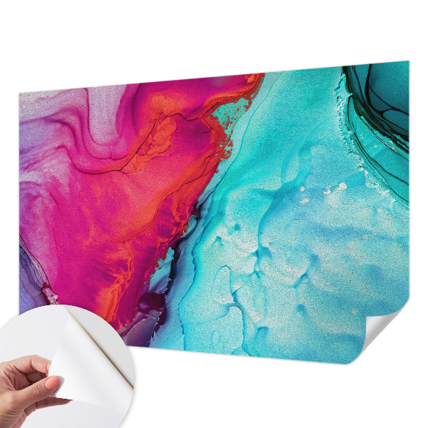 Samolepiaca tapeta Farebná vlna