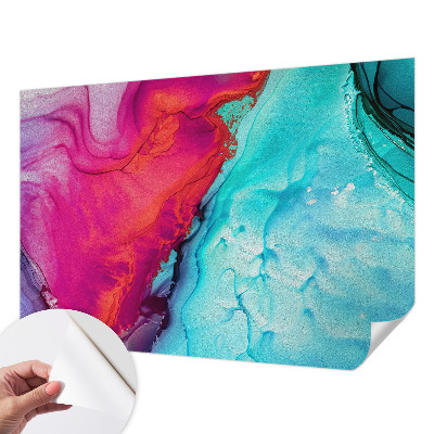 Samolepiaca tapeta Farebná vlna