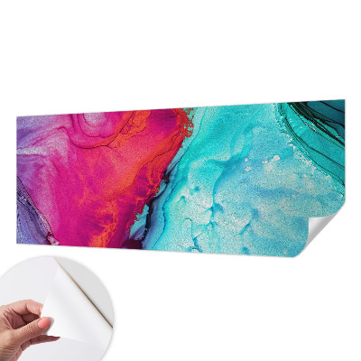 Samolepiaca tapeta Farebná vlna