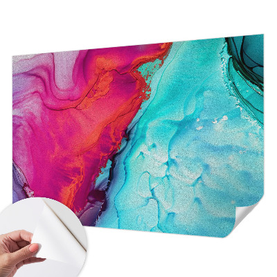 Samolepiaca tapeta Farebná vlna