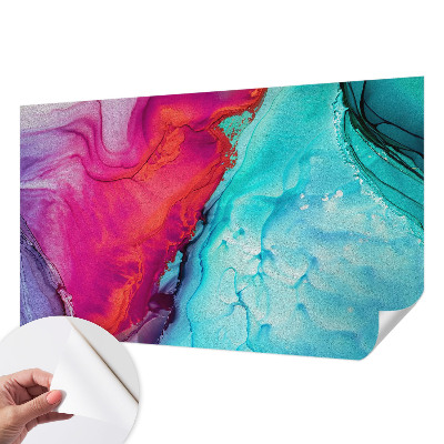 Samolepiaca tapeta Farebná vlna