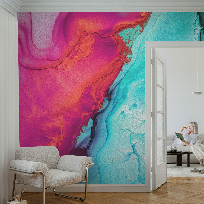 Samolepiaca tapeta Farebná vlna