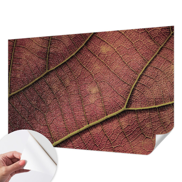 Samolepiaca fototapeta do obývačky Listová textúra