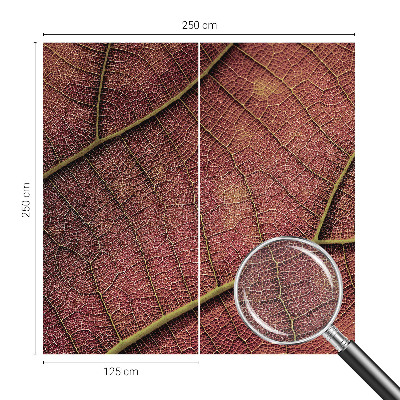 Samolepiaca fototapeta do obývačky Listová textúra