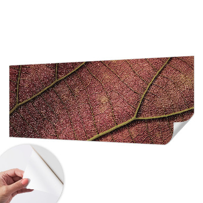 Samolepiaca fototapeta do obývačky Listová textúra