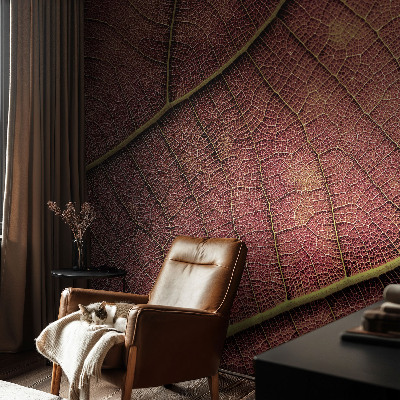 Samolepiaca fototapeta do obývačky Listová textúra