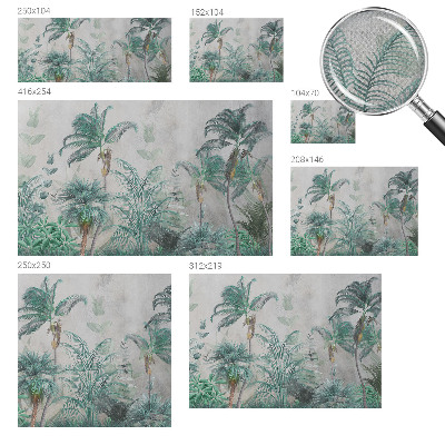 3D tapeta Exotická oáza