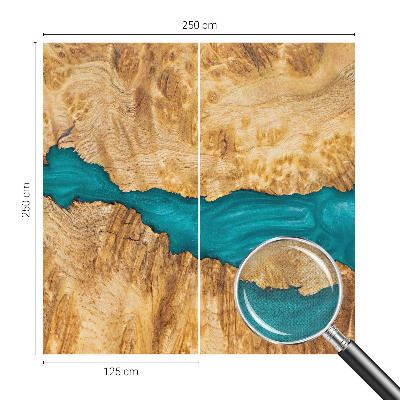 Detská fototapeta Drevo a živica