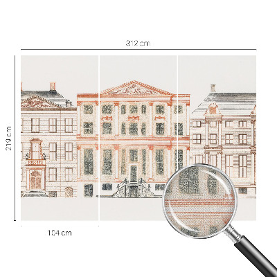 Tapeta do detskej izby Klasické budovy