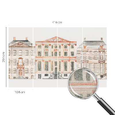 Tapeta do detskej izby Klasické budovy