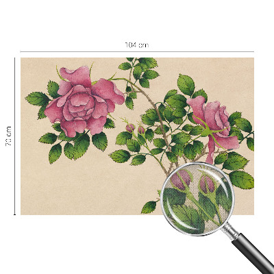 Tapeta do obývačky Romantické ruže