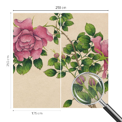 Tapeta do obývačky Romantické ruže