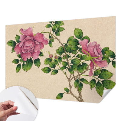 Tapeta do obývačky Romantické ruže