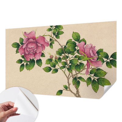 Tapeta do obývačky Romantické ruže