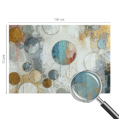 Moderná tapeta na stenu Geometrické kruhy