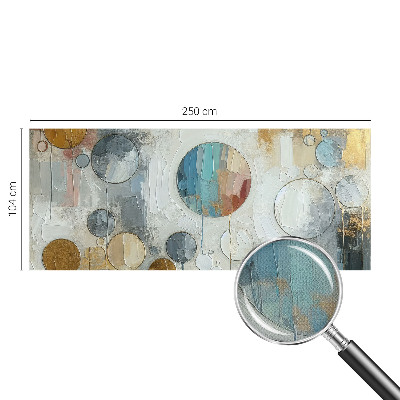 Moderná tapeta na stenu Geometrické kruhy