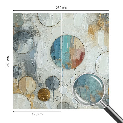 Moderná tapeta na stenu Geometrické kruhy