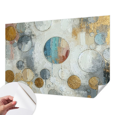 Moderná tapeta na stenu Geometrické kruhy