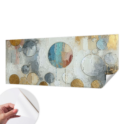 Moderná tapeta na stenu Geometrické kruhy