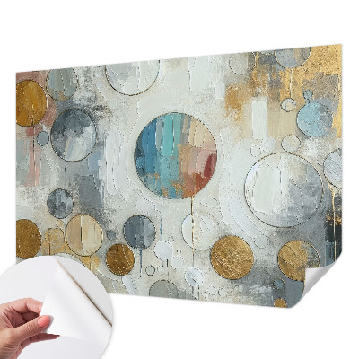 Moderná tapeta na stenu Geometrické kruhy