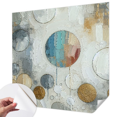 Moderná tapeta na stenu Geometrické kruhy