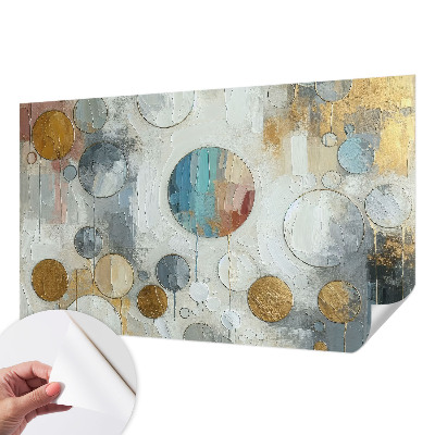 Moderná tapeta na stenu Geometrické kruhy