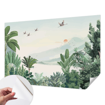 Tapety na stenu samolepiace s motívom tropickej oázy