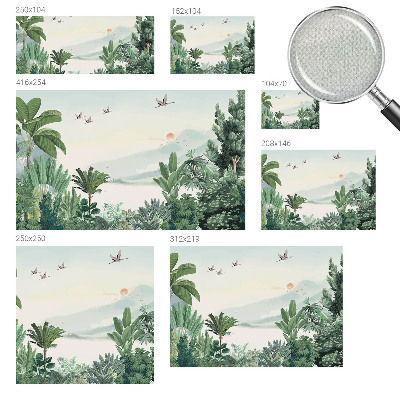 Tapety na stenu samolepiace Tropická oáza