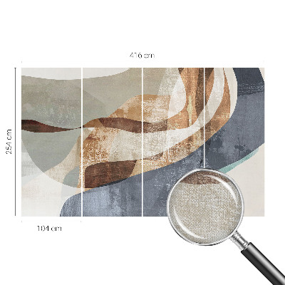 Samolepiaca fototapeta do detskej izby Abstraktná kompozícia