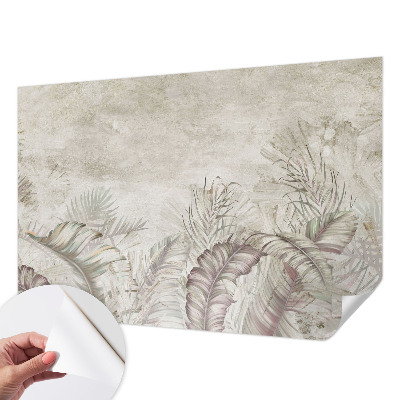 3D tapeta na stenu Dekoratívne listy