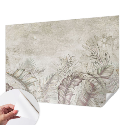 3D tapeta na stenu Dekoratívne listy