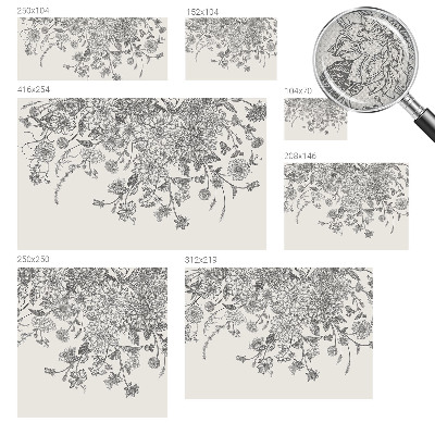 Detská fototapeta Kvetinový vzor