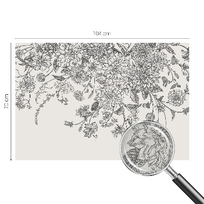 Detská fototapeta Kvetinový vzor