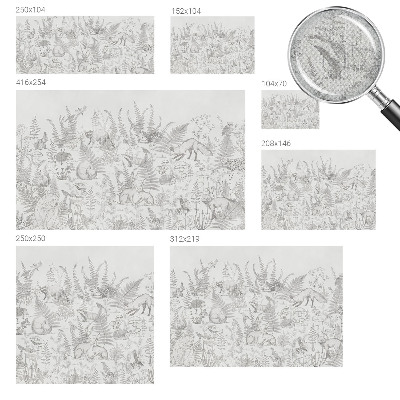 Tapeta do detskej izby Lesné zvieratá