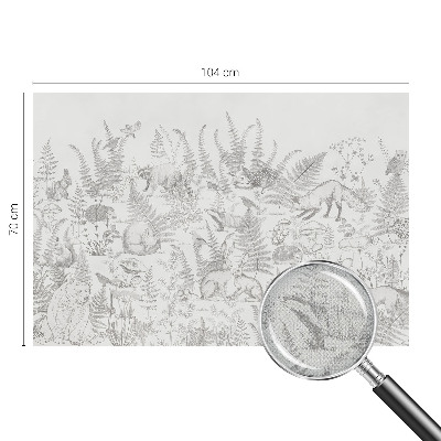 Tapeta do detskej izby Lesné zvieratá