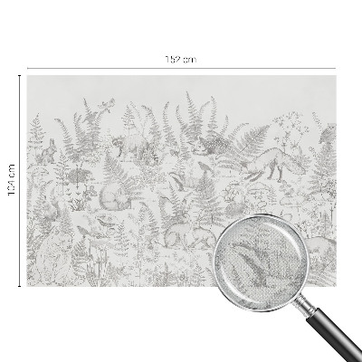 Tapeta do detskej izby Lesné zvieratá