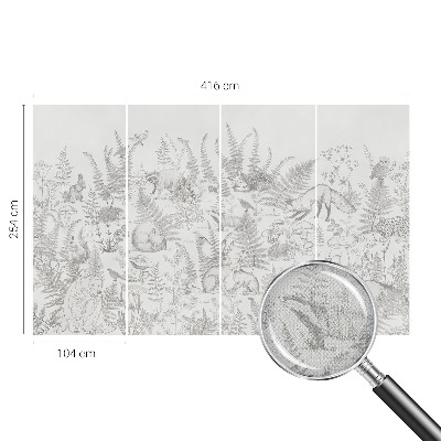 Tapeta do detskej izby Lesné zvieratá