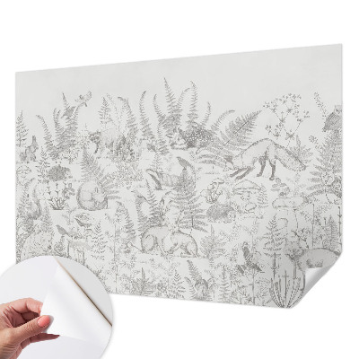 Tapeta do detskej izby Lesné zvieratá