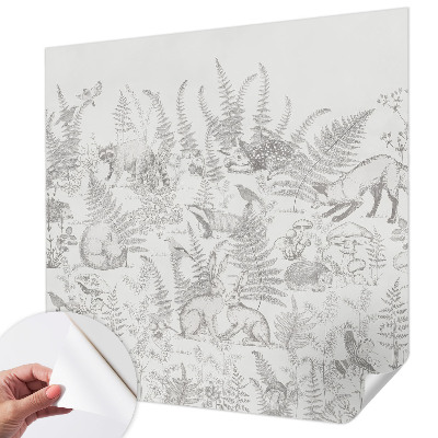 Tapeta do detskej izby Lesné zvieratá