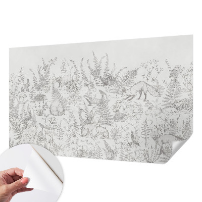 Tapeta do detskej izby Lesné zvieratá