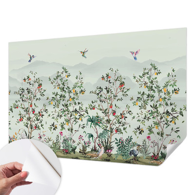 Detská tapeta Exotické stromy