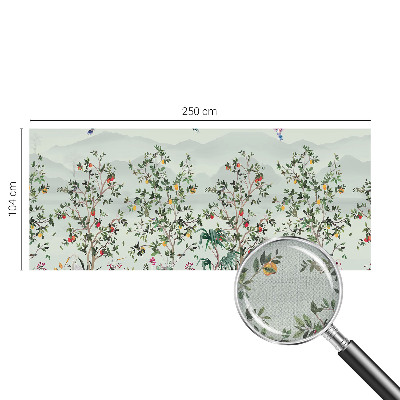 Detská tapeta Exotické stromy