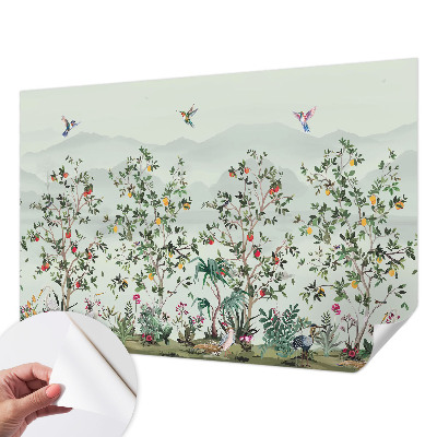 Detská tapeta Exotické stromy