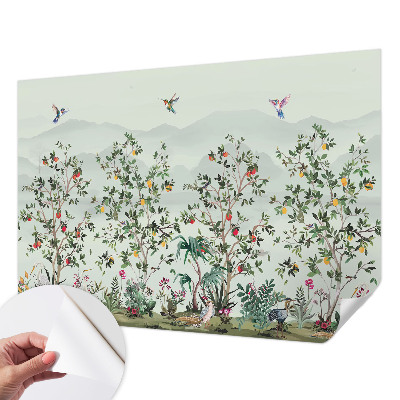 Detská tapeta Exotické stromy