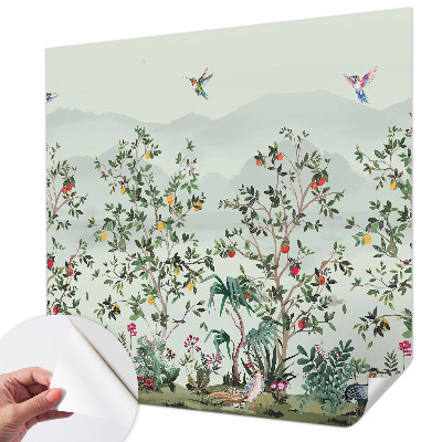 Detská tapeta Exotické stromy