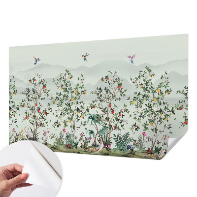 Detská tapeta Exotické stromy