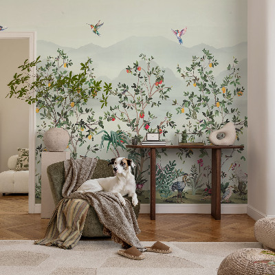 Detská tapeta Exotické stromy